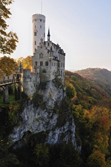 Castle Liechtenstein, Schwaebische Alb, Baden-Wurttemberg, Germany, Europe Castle Liechtenstein, Schwaebische Alb, Baden-Wurttemberg, Germany, Europe