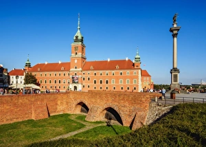 Castle Square, Royal Castle and Sigismunds Column, Old Town, Warsaw, Masovian Voivodeship Castle Square, Royal Castle and Sigismunds Column, Old Town, Warsaw, Masovian Voivodeship