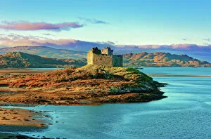 Lakes Gallery: Castle Tioram on the coastal island Eilean Tioram where River Shiel and Loch Moidart meet