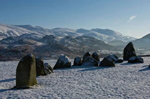 Archaeological Sites Gallery: Castlerigg Stone Circle and the Helvellyn Range, Lake District National Park
