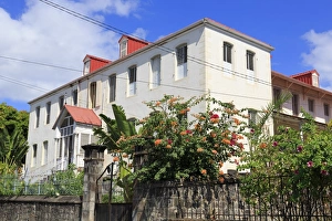 Cathedral Presbytery, Roseau, Dominica, Windward Islands, West Indies, Caribbean, Central America Cathedral Presbytery, Roseau, Dominica, Windward Islands, West Indies, Caribbean, Central America