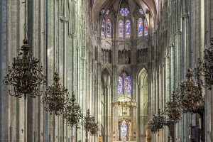 The cathedral of Saint Etienne, Bourges, UNESCO World Heritage Site, Cher, France, Europe The cathedral of Saint Etienne, Bourges, UNESCO World Heritage Site, Cher, France, Europe