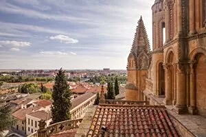 Rooftops Gallery: The cathedral in Salamanca, UNESCO World Heritage Site, Castile and Leon, Spain, Europe