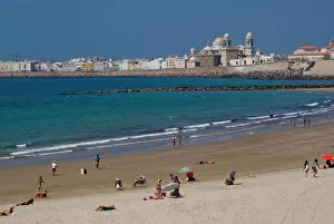 Images Dated 18th September 2007: Cathedral waterfront, Cadiz, Andalucia, Spain, Europe