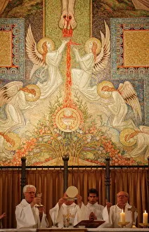 Catholic mass, Annecy, Haute Savoie, France, Europe