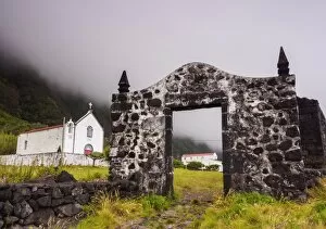 Images Dated 14th June 2014: Chapel of Santo Cristo, Faja das Almas, Manadas, Sao Jorge Island, Azores, Portugal