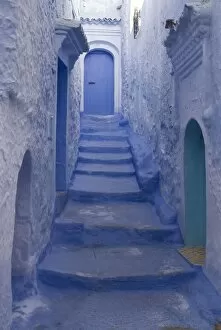 Images Dated 22nd November 2007: Chefchaouen, near the Rif Mountains, Morocco, North Africa, Africa