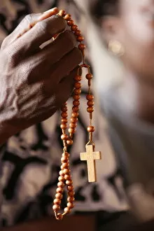 Related Images Gallery: Christian couple praying, Togoville, Togo, West Africa, Africa