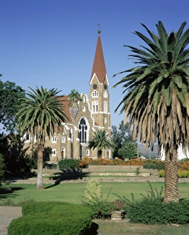 Christuskirche (Lutheran Christian church) and Parliament Gardens Christuskirche (Lutheran Christian church) and Parliament Gardens