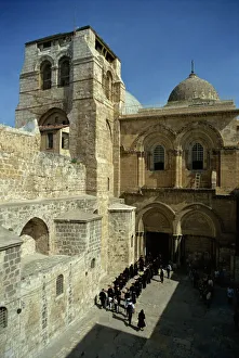 Church of the Holy Sepulchre, Old City, UNESCO World Heritage Site, Jerusalem Church of the Holy Sepulchre, Old City, UNESCO World Heritage Site, Jerusalem