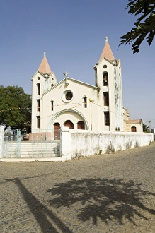 Church at Picos, Santiago, Cape Verde Islands, Africa Church at Picos, Santiago, Cape Verde Islands, Africa