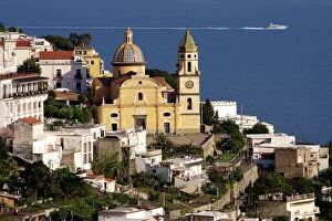Villages Gallery: The church San Gennaro, Praiano, Amalfi Coast, UNESCO World Heritage Site