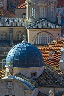 Rooftops Gallery: Church of St. Blaise with Cathedral of the Assumption of the Virgin Mary beyond