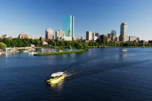 City skyline across the Charles River