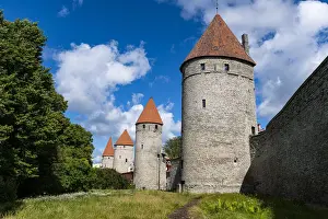 Tallinn Old Town City Walls Print