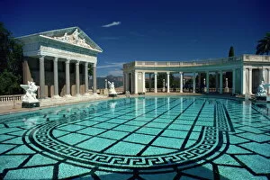 California Gallery: Classical architecture and swimming pool, Hearst Castle, San Simeon, California