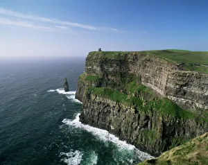 Prints of Cliffs of Moher, County Clare, Munster, Eire (Republic of Ireland), Europe Related Image Prints: Cliffs of Moher Print, Ireland Landscape Photograph