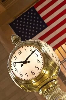 Images Dated 23rd October 2009: Clock, Grand Central Station, Manhattan, New York City, New York, United States of America