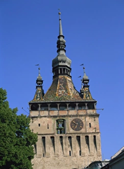 Clock tower, built in the 13th and 14th centuries and rebuilt in the 17th Clock tower, built in the 13th and 14th centuries and rebuilt in the 17th