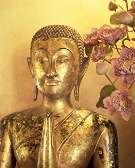 Closed Eyes Gallery: Close-up of statue of the Buddha