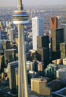 CN Tower and skyline of Toronto, Ontario, Canada CN Tower and skyline of Toronto, Ontario, Canada