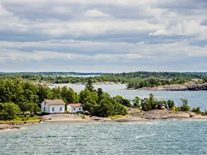 Coast of Mariehamn, Aland Islands, Finland, Europe Coast of Mariehamn, Aland Islands, Finland, Europe