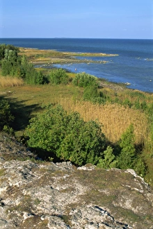 Prints of Coast of Muhu, an island to the west of Tallinn, Estonia, Baltic States, Europe Estonia Prints: Muhu Island Coastline Print