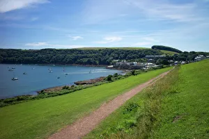 Coast path to Kingsand and Cawsand, Rame Peninsula, Cornwall, England, United Kingdon Coast path to Kingsand and Cawsand, Rame Peninsula, Cornwall, England, United Kingdon