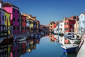 Burano Gallery: Colored houses on the island of Burano, Venice, UNESCO World Heritage Site, Veneto