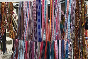 Colourful indigenous-style textiles on sale in this major tourist hub Colourful indigenous-style textiles on sale in this major tourist hub