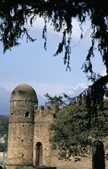 Compound walls, Royal Enclosure, 17th century castle, Gondar, Ethiopia, Africa Compound walls, Royal Enclosure, 17th century castle, Gondar, Ethiopia, Africa