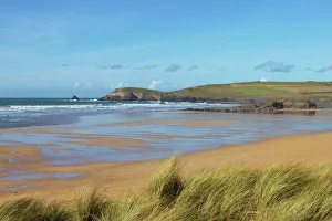 Tide Gallery: Constantine Bay, Cornwall, England, United Kingdom, Europe