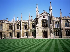 Prints of Corpus Christi College, Cambridge, Cambridgeshire, England, United Kingdom, Europe Cambridgeshire Prints: Corpus Christi College Print, Cambridge