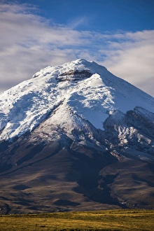 Cotopaxi Volcano glacier covered 5897m summit, Cotopaxi National Park, Cotopaxi Province Cotopaxi Volcano glacier covered 5897m summit, Cotopaxi National Park, Cotopaxi Province