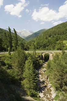 Countryside on road to Ordesa y Monte Perdido National Park Countryside on road to Ordesa y Monte Perdido National Park
