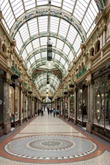 Prints of County Arcade, Leeds, West Yorkshire, Yorkshire, England, United Kingdom, Europe West Yorkshire Prints: County Arcade Print, Leeds