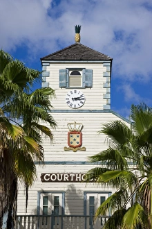 Netherlands Gallery: The Courthouse in the Dutch capital of Philipsburg, St. Maarten, Netherlands Antilles