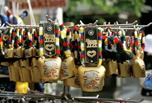 Cowbells are a traditional Austrian souvenir, Austria, Europe