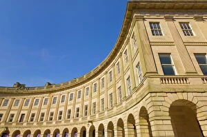 The Crescent Gallery: The Crescent, Buxton, Derbyshire, Peak District National Park, England