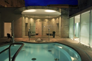 Avon River England Prints: Cross Bath, Thermae Bath Spa, Bath, Avon, England, United Kingdom, Europe