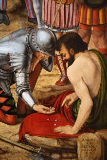 Detail of the Crucifixion by Andrea di Bartolo, painted in 1495 Detail of the Crucifixion by Andrea di Bartolo, painted in 1495