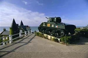 Tank Gallery: D-Day beach, Arromanches, Normandie (Normandy), France, Europe