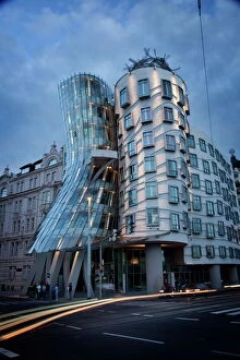 D Usk Collection: Dancing House (Fred and Ginger Building), by Frank Gehry built in 1996
