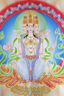 Spiritual Gallery: Datatreya image, Haridwar, Uttarakhand, India, Asia