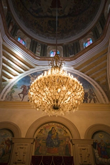 Decorated ceiling in Holy Trinity Cathedral, the largest Orthodox church in the country Decorated ceiling in Holy Trinity Cathedral, the largest Orthodox church in the country