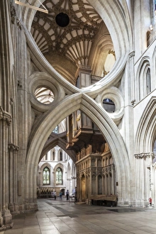 Dedicated to St. Andrew the Apostle, Wells Cathedral, the seat of the Bishop of Bath and Wells Dedicated to St. Andrew the Apostle, Wells Cathedral, the seat of the Bishop of Bath and Wells