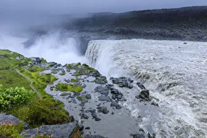 Vatnajokull National Park Gallery: Dettifoss waterfall, most powerful in Europe, Jokulsargljufur Canyon, Vatnajokull National Park