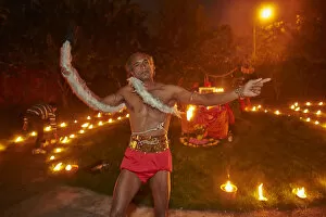 Images Dated 3rd December 2014: Devotee impersonating the Hindu god Hanuman, Diwali festival at the Sarcelles ISKCON
