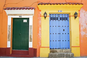 Cartagena City Doors Print
