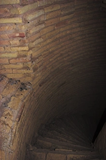 Double spiral staircase inside the 12th Century Minaret of Jam, UNESCO World Heritage Site Double spiral staircase inside the 12th Century Minaret of Jam, UNESCO World Heritage Site
